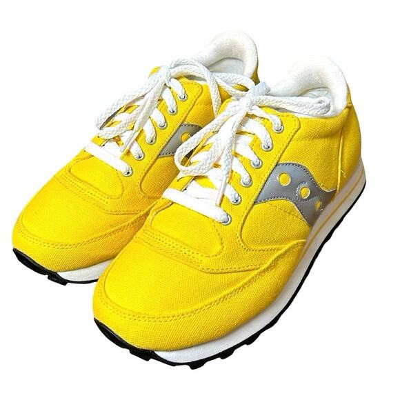 Saucony Shoes - Saucony Women’s Jazz Original Canvas Trainers Yellow Size 7.5